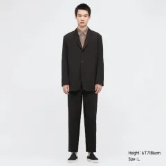 【極美品】LEMAIRE セットアップ3点セット コート ジャケット スラックス 極美品】LEMAIRE セットアップ3点セット コート ジャケット