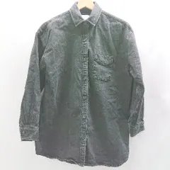 ◇ ⊇ HEART MARKET ハートマーケット ヘビーウエイト BIG デニム 長袖 シャツ サイズフリー ブラック レディース E  【1502060040938】