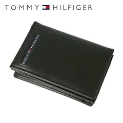 トミーヒルフィガー カードケース TOMMY HILFIGER 名刺入れ 31TL20X026-001（0096-5695/01） ブラック レザー 革 トミー シンプル