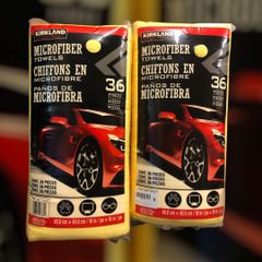 カークランドシグネチャー マイクロファイバークロス36枚×2袋