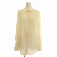 3.1 フィリップリム 3.1 phillip lim シルク シャツ ブラウス 長袖 フリンジ 0 S ライトベージュ /☆Gのサムネイル