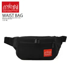 Manhattan Portage (マンハッタン ポーテージ) Alleycat Waist Bag (アレーキャット ウエストバッグ) ボディバッグ ショルダーバッグ ナイロン コーデュラ BLACK OS (46*12*6) ブラック 1101 BK