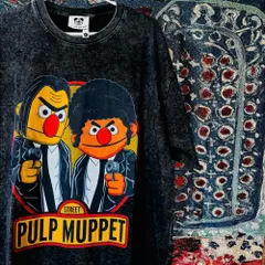 ブートレガーズ8部袖ロックTシャツセサミストリートシリーズ人気レアモデル