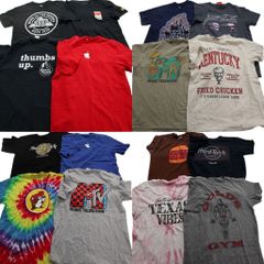 古着卸 有名企業 半袖Tシャツ 16枚セット (メンズ M ) バーガーキング バッキーズ ハードロックカフェ ケンタッキー 中古 古着 NA6991