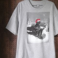 STAR WARS スターウォーズ　ダース・ベイダー　サンタ帽・そり　プリントＴシャツ　サイズＸＸＬ