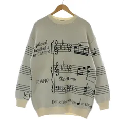 ブッチャープロダクツ 音符ニット 40サイズ 美品