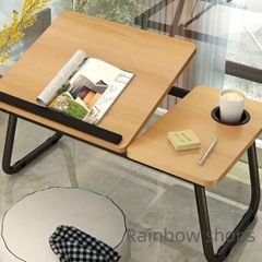 【新品未使用】デスク 折りたたみ式5モード高さ調節可能 リフティング構造ラップトップ専用 コンパクト寮向け小型テーブル 寝室作業スペース最適設計 ベッドサイド読書学習適応 多用途使用対応テーブル 省スペース移動便利簡易収納可能 hycp37