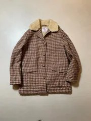 ハリスツイード×オクトパスアーミー ランチコート くるみボタン ハリスツイード×オクトパスアーミー ランチコート くるみボタン