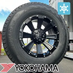 1月中旬入荷予定 ランドクルーザー300 ランクル300 スタッドレスタイヤ ヨコハマ アイスガード G075 265/70r17 17インチ タイヤホイールセット 4本セット DeathRockのサムネイル