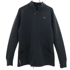 PUMA プーマ トレーニング ジャケット M ブラック レディース 古着