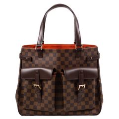 【Louis Vuitton】ルイ・ヴィトン ユゼス N51128 ダミエエベヌ ブラウン系 トートバッグ レディース 【中古品】 USED-A 【9304】