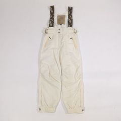 n1350【デサント】 スキーウェア サロペット L 日本製 ホワイト - メルカリ