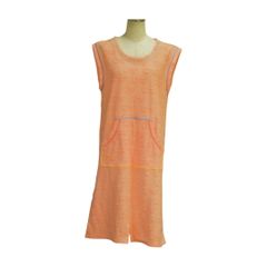 ツモリチサト TSUMORI CHISATO SLEEP ねこ ノースリーブ ワンピース サーモンピンク サイズ M レディース F-M13604