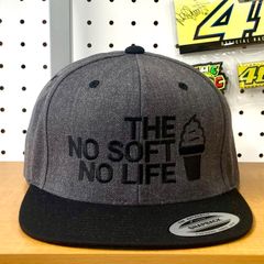 NO SOFT NO LIFE.オリジナルキャップ／ダークグレー