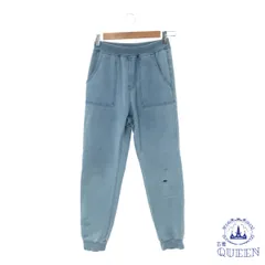 【訳アリ】 GU ジーユー パンツ ウエストゴム スエット カジュアル レディース ライトブルー 150 901-9581 送料無料 古着