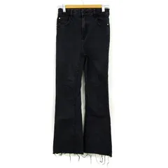 ベルシュカ デニムパンツ ロングパンツ ストレッチ ボトムス黒 レディース 28サイズ ブラック Bershka 【中古】