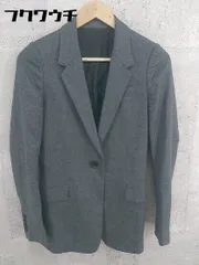 ◇ LE CIEL BLEU ルシェルブルー シングル 1B 長袖 テーラード ジャケット サイズ38 ダークグレー レディース 【中古】 【1002800660582】のサムネイル