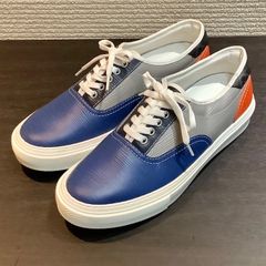 ★お盆期間限定価格★  ルイヴィトン LOUISVUITTON エピ トロカデロ スニーカー シューズ スリッポン ブルー グレー オレンジ [7] 約26cm前後 N718/T68/T3