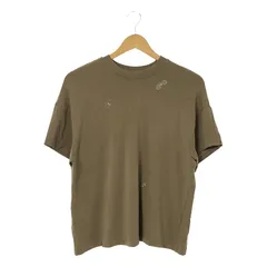 mina perhonen - mina perhonen / ミナペルホネン | 2019SS | choucho / チョウチョ レーヨン クルーネック Tシャツ | 36 | カーキ系 | レディース mina perhonen / ミナペルホネン | 2019SS | choucho