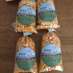 美瑛産・はじける！香ばしいポップコーン【100g×4】