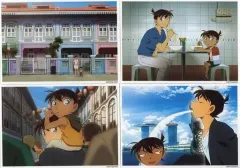 【中古】キャラカード アーサー・ヒライ(江戸川コナン)＆怪盗キッド 特製生写真(スペシャルブロマイド)4枚セット 「劇場版 名探偵コナン 紺青の拳」 コナンコレクターズクラブ限定 応募者全員サービス