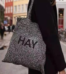 HAY デンマーク トートバッグ ドット チェック ストライプ カバン バッグ BAG ヘイ かばん  ドット