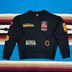 Niche./ニッチ 看板刺繍SWEAT (バス) BLACK Size S 希望小売価格￥25,300-（税込）__