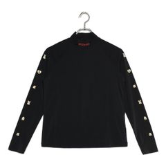 coco 中古 アンパスィ and per se レディース 長袖シャツ L オレンジ×ブラウン ハイネック ストレッチ ボーダー 中古 レディース アンパスィ and per se 長袖シャツ L オレンジ