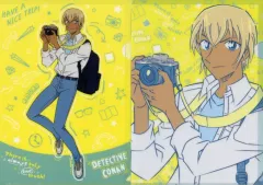 【中古】クリアファイル 安室透 A4クリアファイルセット(2枚組) 「セガ ラッキーくじ 名探偵コナン Good Day! Good Travel!」 K賞