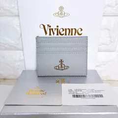【最新作✨️高級感✨️】新品 ヴィヴィアン・ウエストウッド シンプル カードケース パスケース 定期入れ シルバーオーヴ グレー