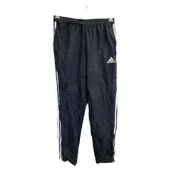 adidas ナイロンパンツ Mサイズ アディダス トラックパンツ ブラック 古着卸 アメリカ仕入 2503-1413