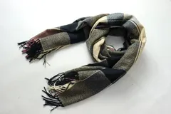 ジルバイジルスチュアート ストール マフラー チェック ロゴ ブランド レディース ベージュ JILL by JILLSTUART 【中古】