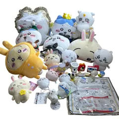 ★ ちいかわ グッズ  大量  33点 まとめ商品 あのこBIGぬいぐるみ、がま口マスコットポーチ、マスコット、マック景品、クッション 2.9kg