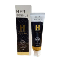 {正規品}HERBENSIUS（ハーベンシアス）ラグジュアリー歯磨き 110g｜黒トリュフ配合｜美白・口臭ケア・ステイン除去に