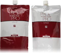 パシフィックプロダクツ プロ アンド プロ  スーパーソリューション ヘアソープ600ml&ヘアマスク600g 詰替セット