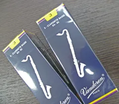 バンドーレン)バスクラリネットリード　トラディショナル（青箱）3番　2箱セット(金シール）＜送料無料＞【特価！！】のサムネイル