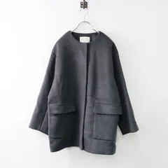 LANA WOOL140 クルーネックショートコート JOURNAL STANDARD relume（ジャーナルスタンダード レリューム