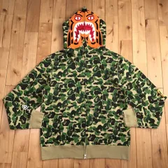 ★XL★ ABC camo green タイガー パーカー tiger full zip hoodie a bathing ape bape エイプ ベイプ アベイシングエイプ ABCカモ