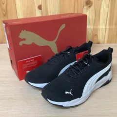 PUMA　プーマ メンズ ジップシースニーカー　黒‐白　27cm /●015