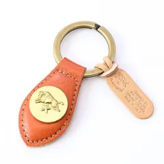 新品 イルビゾンテ キーリング キーホルダー メンズ レディース カーフ レザー キャラメル ヤキヌメ SKH017PV0005CA101B 【ネコポス】