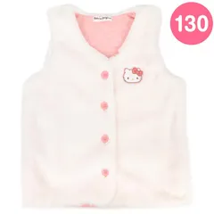 ハローキティ キッズルームベスト 130cm あったか 子ども 女の子 子供 春秋冬 サンリオ sanrio キャラクター