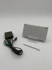 【動作OK・安心補償】 ニンテンドー DS Lite  クリスタルホワイト 本体  USG-001 動作確認済み 0820-218