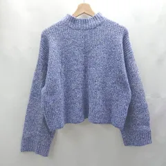 ◇ ⊇ Discoat ディスコート 長袖 ニット サイズF ブルー レディース E  【1503060026014】