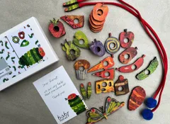 【紙箱タイプ】はらぺこあおむし紐通し