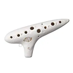 アケタ　青緑色 陶器製 オカリナ アケタ 青緑色 陶器製 オカリナ