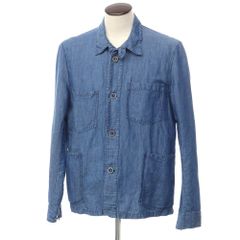 【中古】オリジナルヴィンテージスタイル ORIGINAL VINTAGE STYLE リネンコットン カバーオール ネイビーブルー【サイズ54】【メンズ】