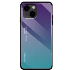 iPhone13 ケース アイフォン13  グラデーション ハイブリット ケース 【Color】 パープル・ブルー