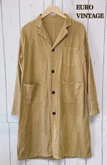 70s 80s ペンキ　アトリエコート　ボロ　ユーロ　ショップコート vintage old euro Atelier Coat Shop Coat アトリエコート