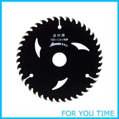 【在庫処分】高儀 EARTH MAN 木工用 チップソー ブラックフッ素タイプ 125mm×42P