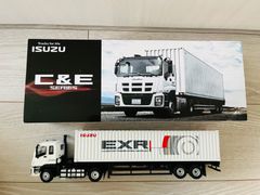 ◾️ ISUZU いすゞ C＆ E・series 模型　トラック　トラクターヘッド&コンテナトレーラー